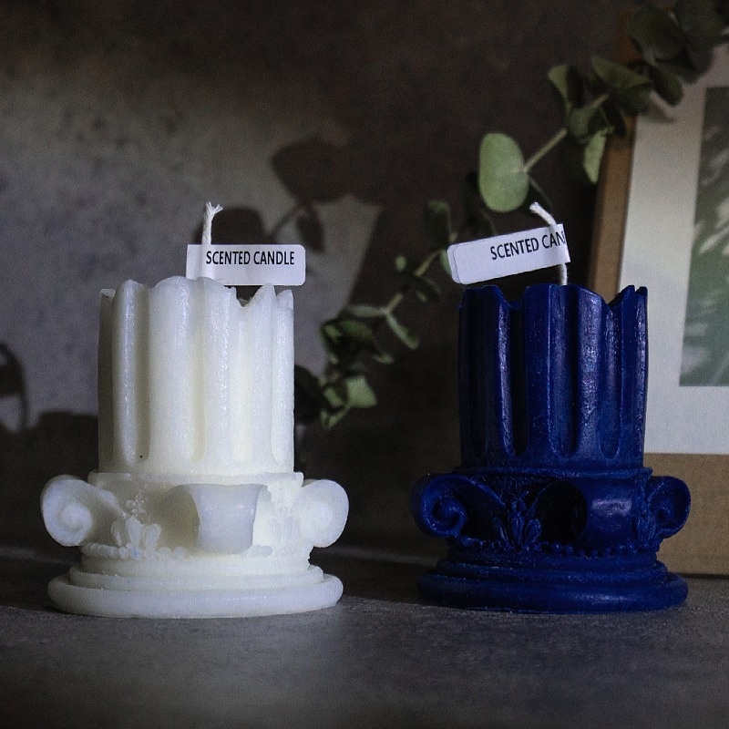 Roman Column Scented Candles Foreign Trade European Column Shape Scented Candles - 3