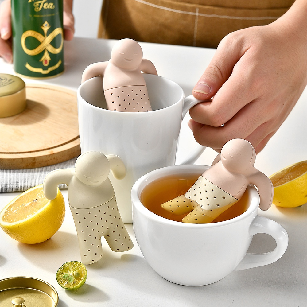 In-Stock Figurine Tea Infuser Tea Strainer Creative Tea Bag Tea Leaf Separator Tea Filter Tea Cup Filter Tea Bag