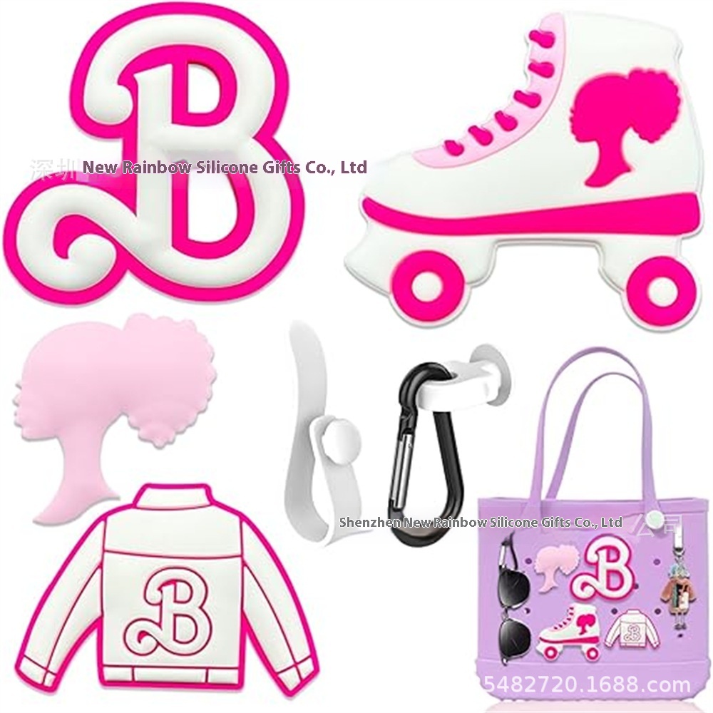 Casual Bag Flower Hole Bag Accessories Beach Bag Bogg Bogg Bag DIY Accessories Decorations Large Face Shoe Flower