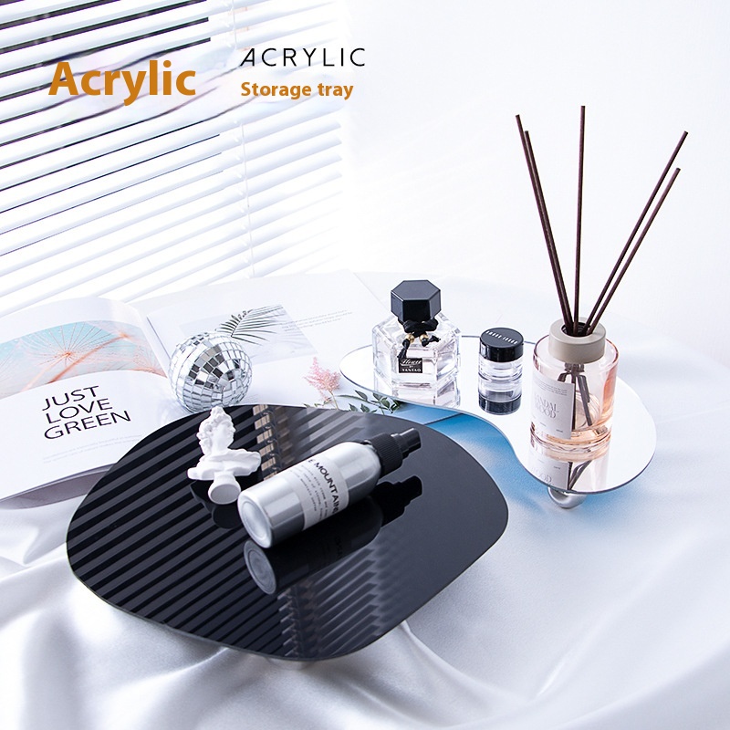 Acrylic Tray Home Decorations Aromatherapy Candle Ornaments Base Photography Background Props Photo Background