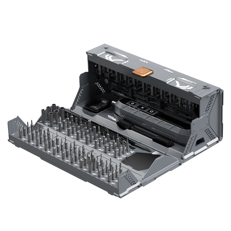 Delixi Electric Electric Screwdriver Suit Lithium Electric Household Rechargeable Dismantling Machine Maintenance Screwdriver Machine