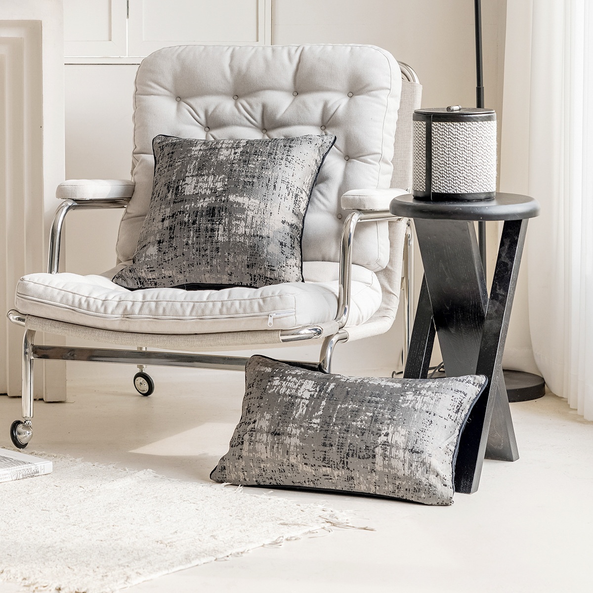 Living Room Sofa Pillow Case Modern Simple Pillow Bedside Cushion Bed Back Pillow