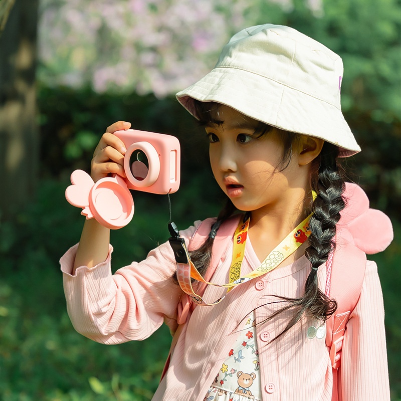 Chinese And English AISmart Object Recognition Children's Cartoon Camera Science Education Sports Digital Camera Small SLRGift Toy