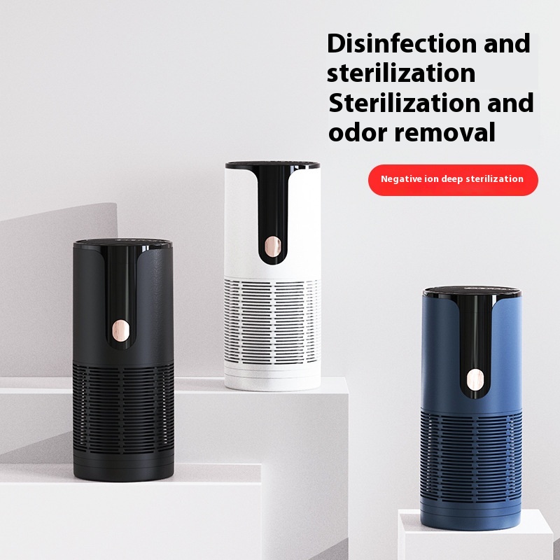 Smart Car Air Purifier, Car Formaldehyde Removal, Smoke Odor Removal, U V C Negative Ion U S B Car Sterilizer