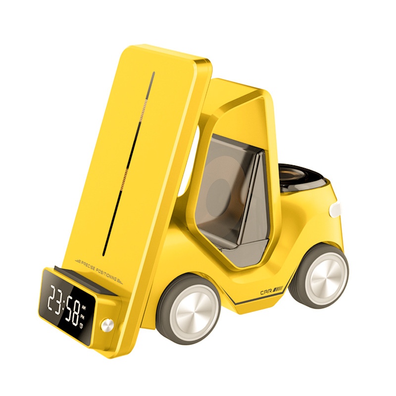 Desktop Car Wireless Charging Mobile Phone Holder Mobile Phone Headset Watch Fast Charging Three-in-one Wireless Charger