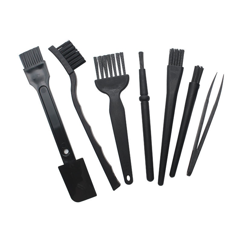Multifunctional Plastic Brush Household Mobile Phone Computer Cleaning Brush Keyboard Dust Removal Brush Industrial Car Gap Brush Set