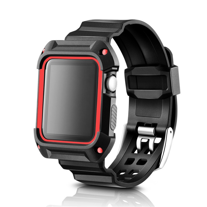 Model Suitable For Apple Watch Strap Case Iwatch Integrated Case Apple Watch360 Anti-fall Protective Cover