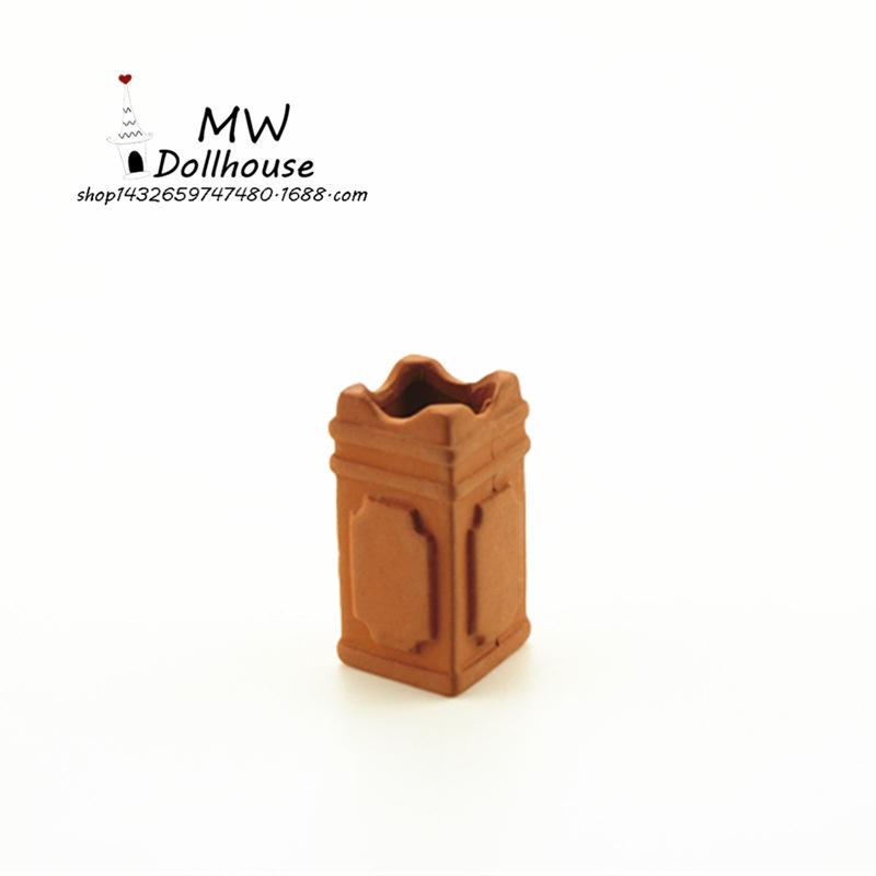 52 DOLLHOUSEMiniature Food Play Scene Model Dollhouse Accessories Mini Ceramic Flower Pot C5035