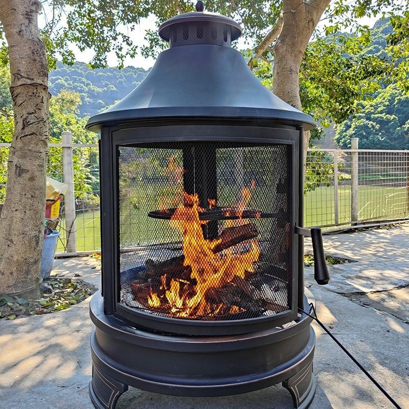 European And American Garden Retro Barbecue Stove American Courtyard Barbecue Heating Stove Villa Firewood Heating Stove