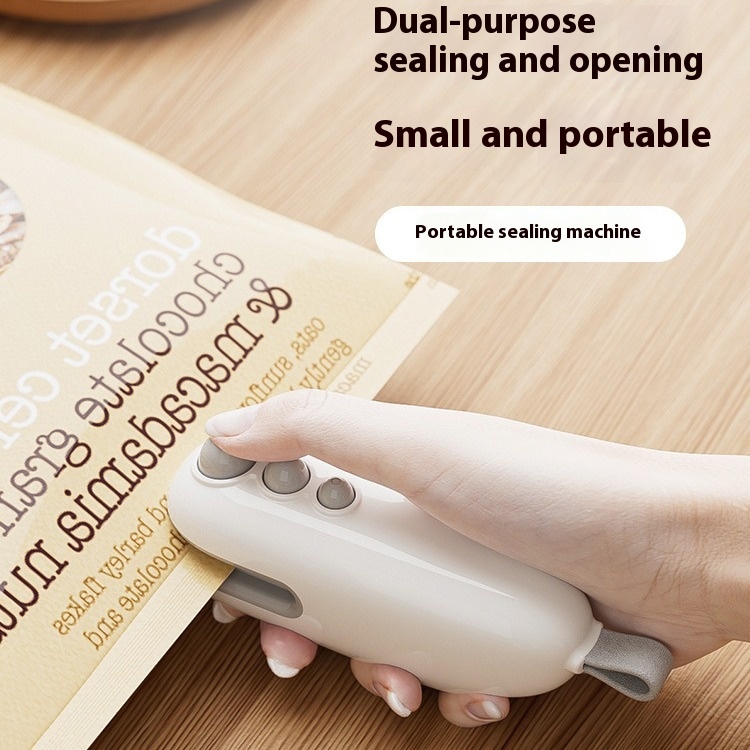 Little Monster Sealer Snack Sealer Mini Sealing Machine Hand Pressure Laminator Plastic Bag Sealing Artifact