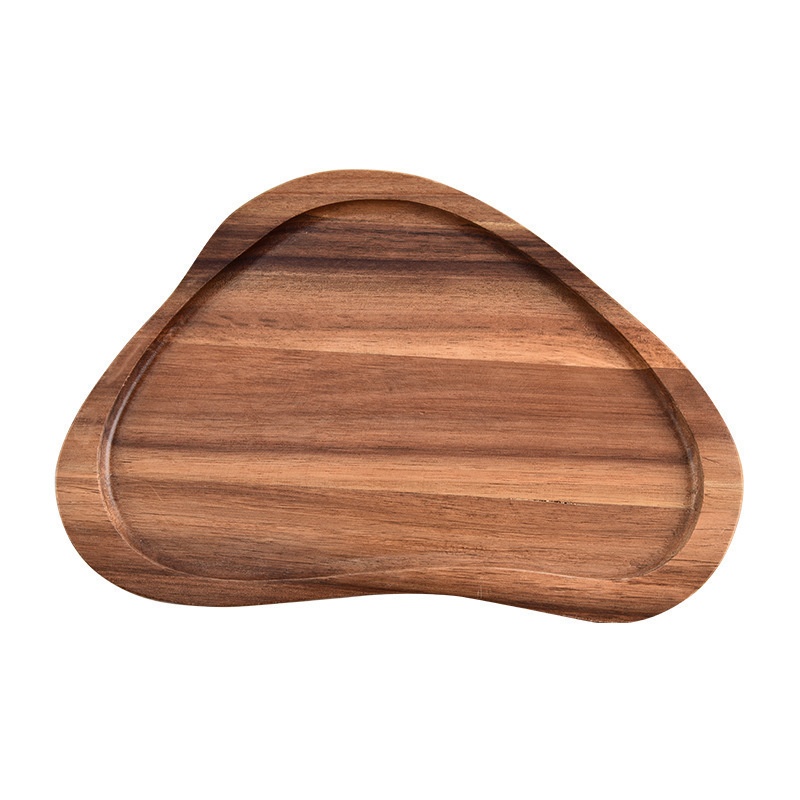 Direct Selling Wind, Food Photo Props Japanese Small Wooden Plate Solid Wood Disc Wooden Tray