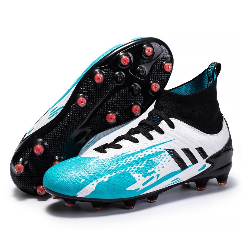 Men's High-top Football Shoes Autumn Children's Shoes Professional Competition Training Korean Fashion Sports Shoes