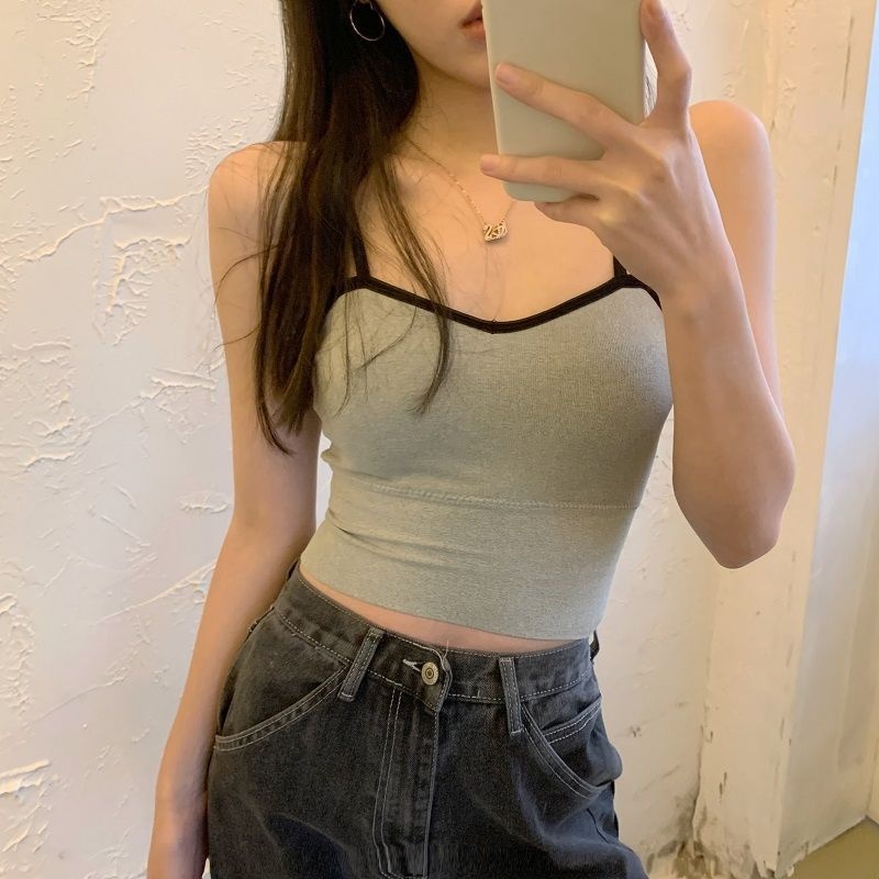 Camisole Underwear Women's Adjustable Beautiful Back Without Steel Ring Tube Top Base Small Chest Gathered Wrapped Bra For Girls