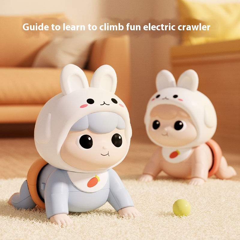 Infant And Toddler Toys Electric Crawling Baby Early Education Baby Rabbit Crawling Educational Brain Enlightenment Multifunctional Children's Toys