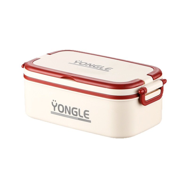 304 Stainless Steel Lunch Box, Anti-Scalding Sealed Lunch Box, Crisper, Microwave Heating, Portable Take-Out Lunch Box