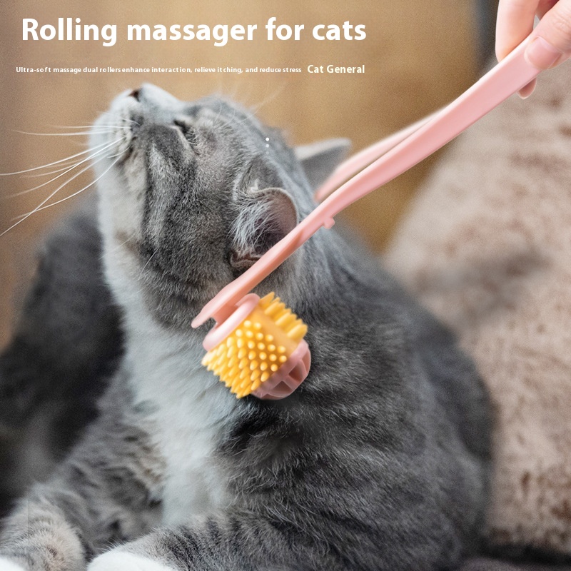 Pet Massager Cat Massage Brush Roller Massage Comb Relaxes Muscles Product Pet Daily Necessities