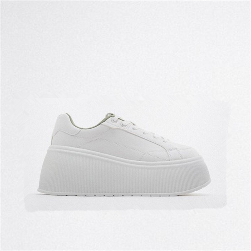 Thick-soled Heightening Casual Sports Shoes For Small People, White Shoes, Fashionable And Versatile Running Shoes, Travel Shoes