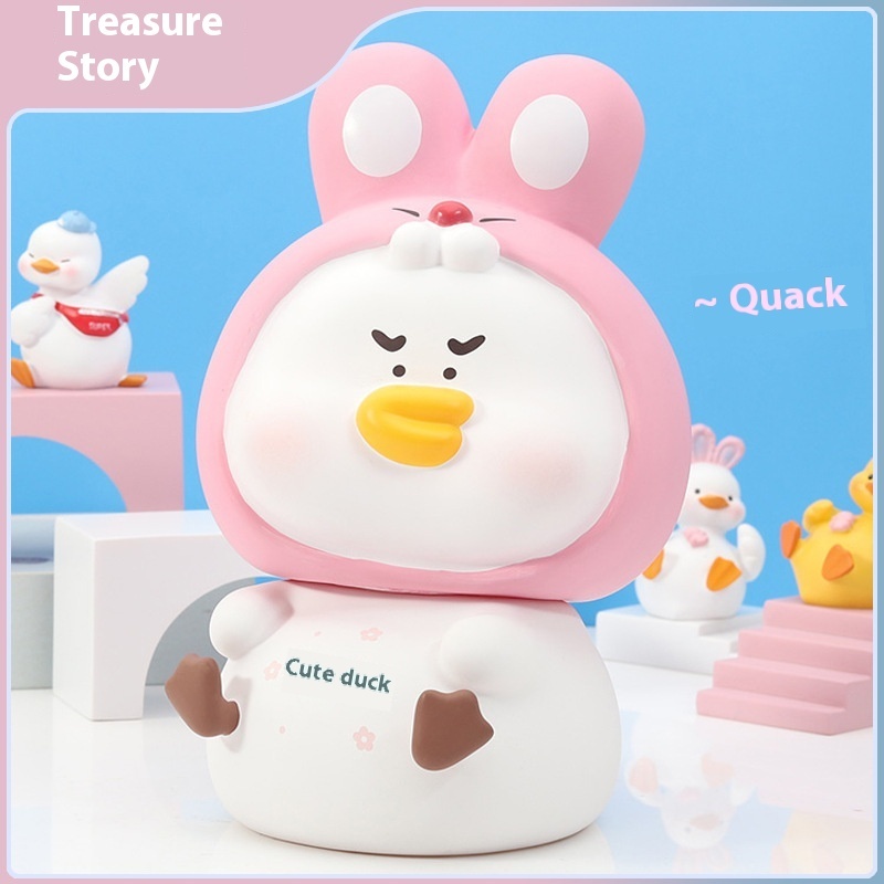 Funny Duck Piggy Bank Can Store And Take Out Children's Change Piggy Bank Boys And Girls Piggy Bank Ornaments Large Anti-fall