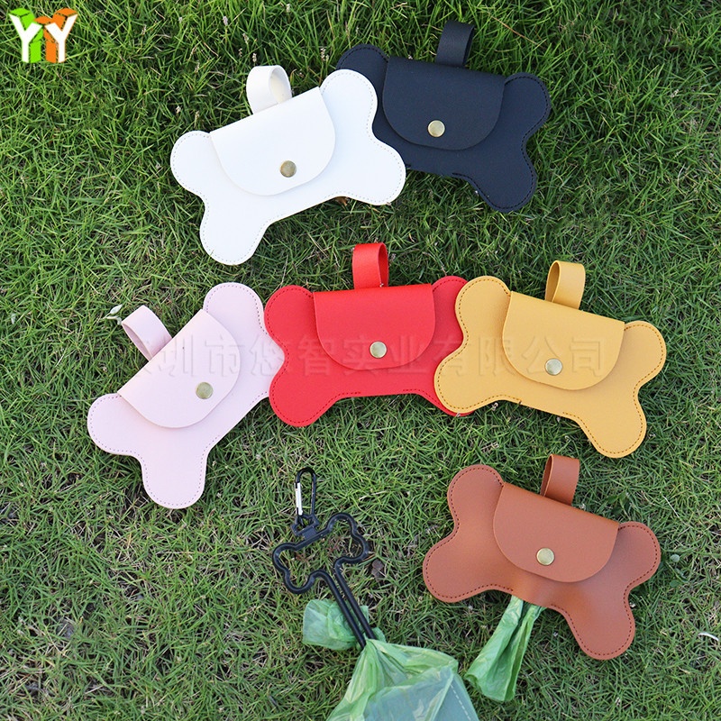 Bone Dog Poop Bag Storage Bag Pet Outing Poop Picking Bag Dog Poop Picking Bag