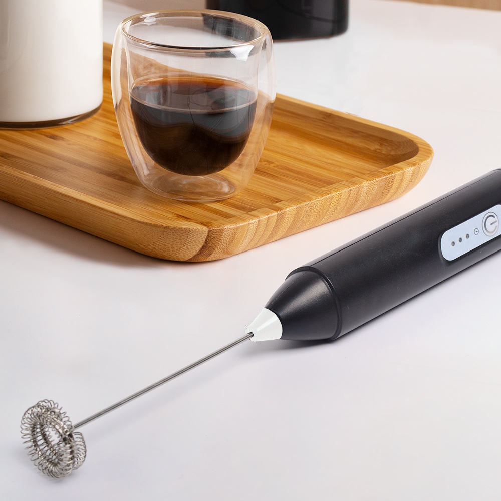 Household Kitchen Mini Rechargeable Electric Milk Foamer Coffee Stirring Bar Milk Foamer Milk Powder Stirrer