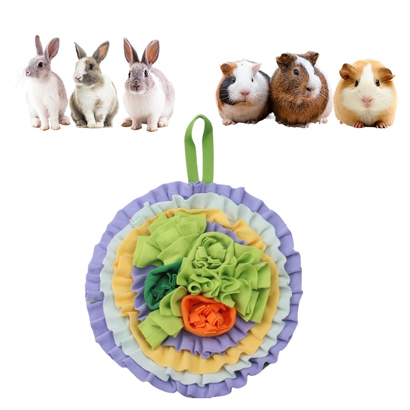 Pet Supplies Dog Cat Sniffing Mat Small Pet Rabbit Guinea Pig Chinchilla Bird Foraging Toys