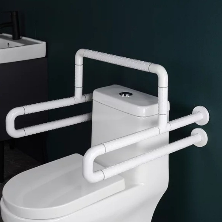 Bathroom Toilet Handle For The Elderly And Disabled, Safety Anti-Fall Grab Bar, Bathroom Urinal Post Handrail
