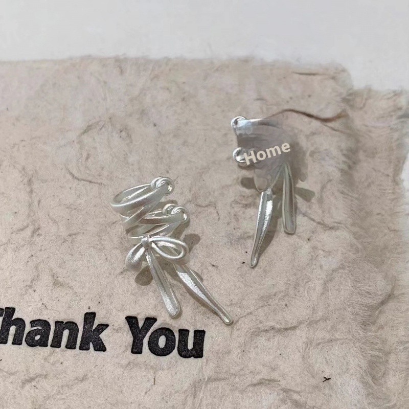 Ear Bone Clip Ballet Style Strap Bow Niche Advanced Design Sense Earrings Ear Clip Earrings