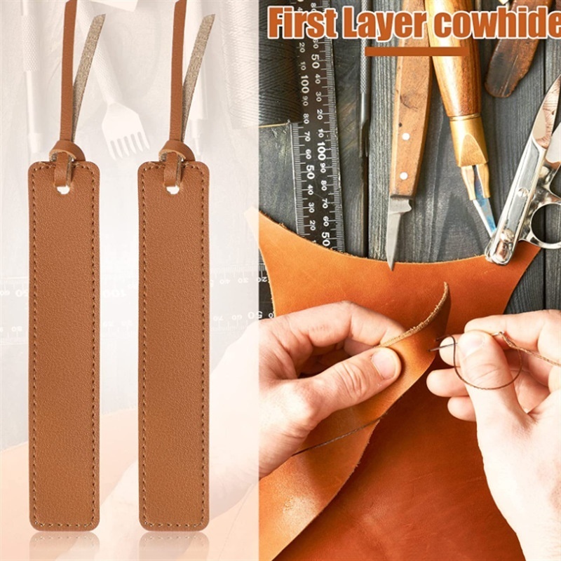 Creative Chinese Style Leather Bookmark Notepad Marker Cultural And Creative Products Same Bookmark