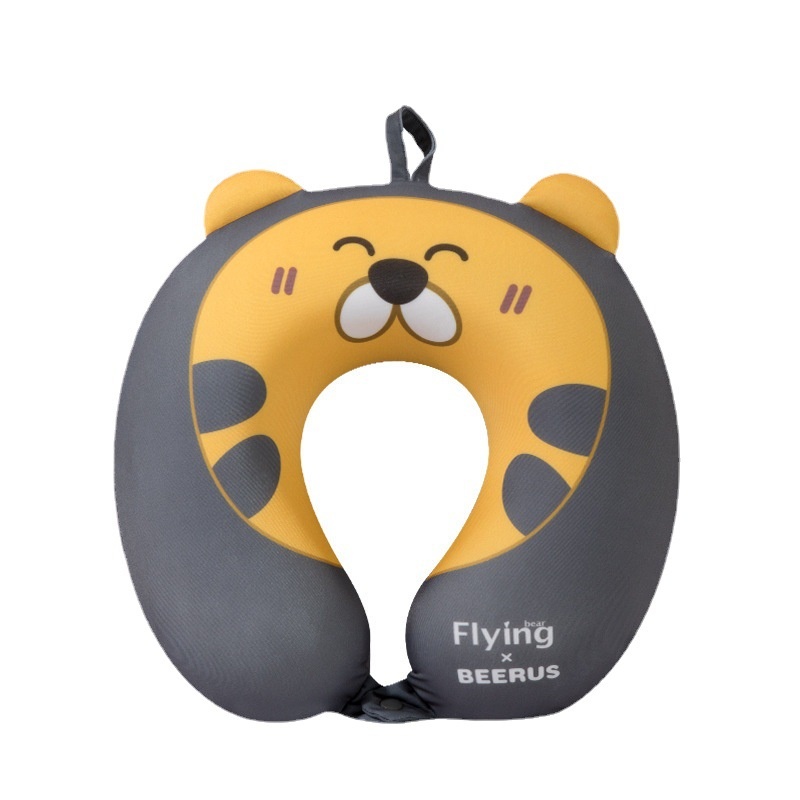 Cartoon U-shaped Pillow Foam Particle Two-in-one Dual-use Pillow Neck Pillow Slow Rebound Travel Pillow