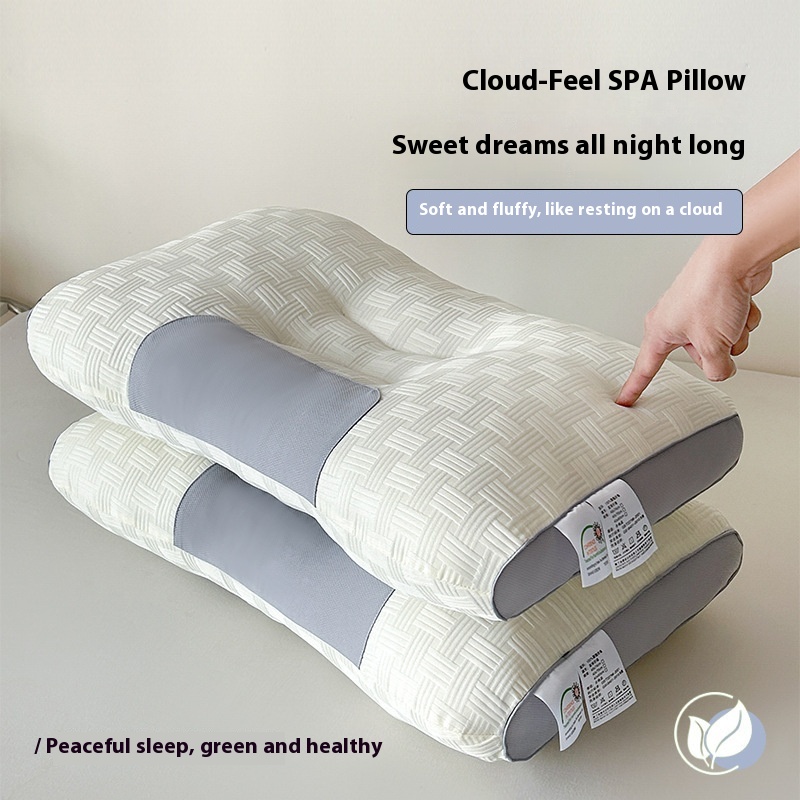 High Support Cloud Sensation Spa Cervical Support Sleep Aid Pillow For Students And Adults