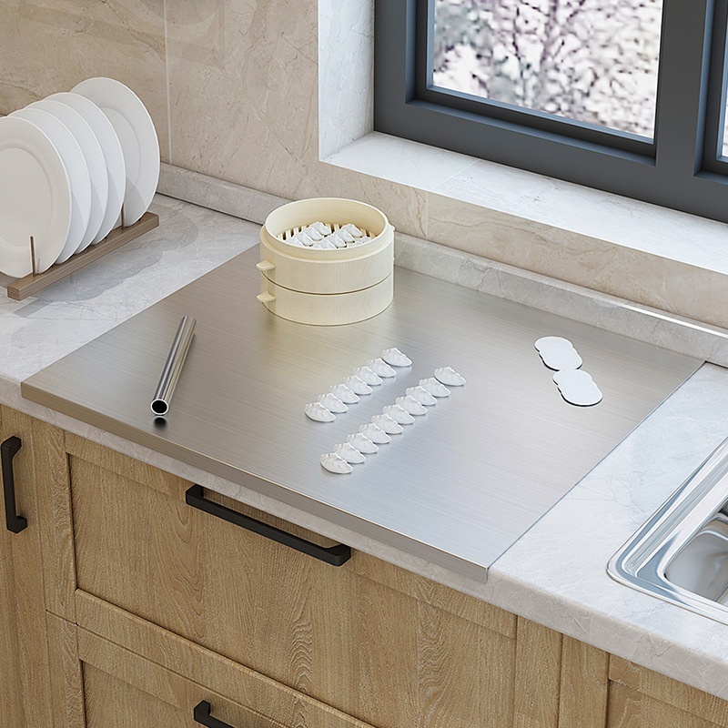 304 Stainless Steel Cutting Board Chopping Board Chopping Board And Panel Kneading Panel Cutting Board Home Kitchen Antibacterial And Mildew Proof