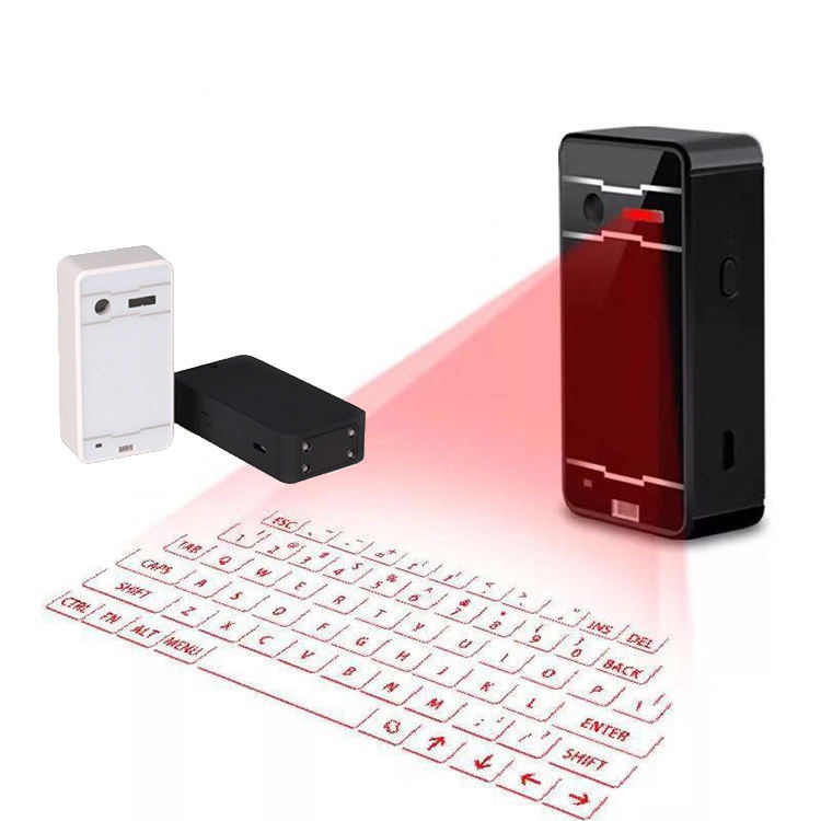 F1 Virtual Laser Projection Laser Wireless Bluetooth Keyboard Voice Speaker Mouse Function Rechargeable Portable