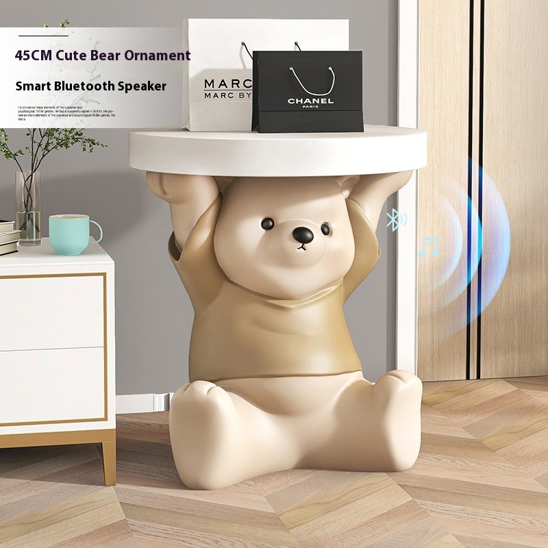 Qi Bear Floor Ornaments Home Accessories TVCabinet Sofa Bedside Table Tray Hallway Housewarming House Gift