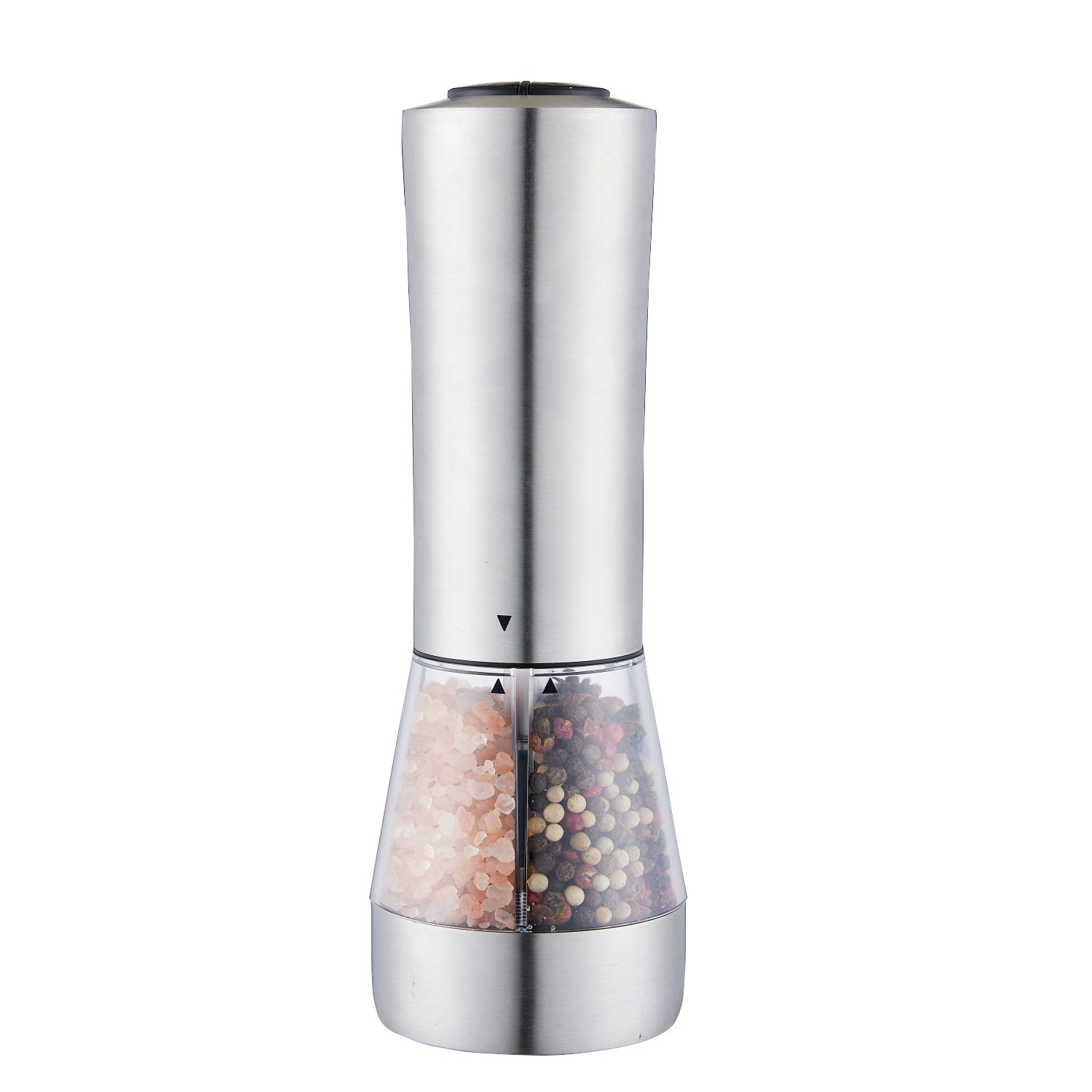 Electric Two-in-one Pepper Mill Stainless Steel Grinding Bottle Dual-purpose Pepper Grinder