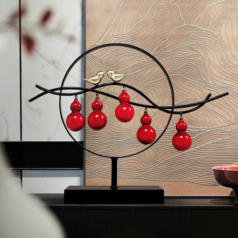 Five Blessings Resin Gourd Soft Decoration