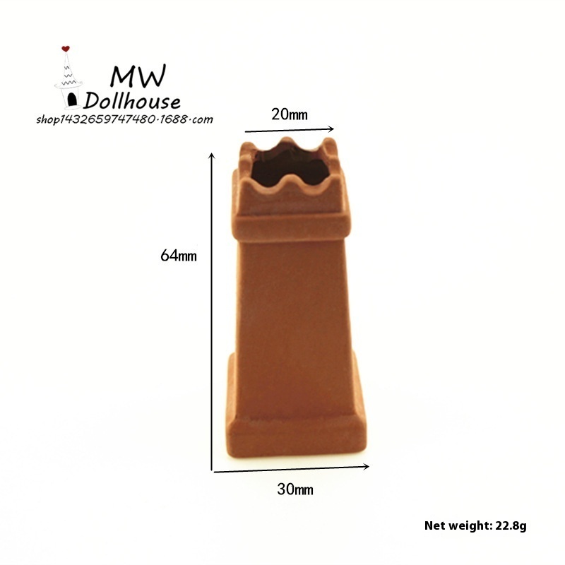 52 DOLLHOUSEMiniature Food Play Scene Model Dollhouse Accessories Mini Ceramic Flower Pot C5036