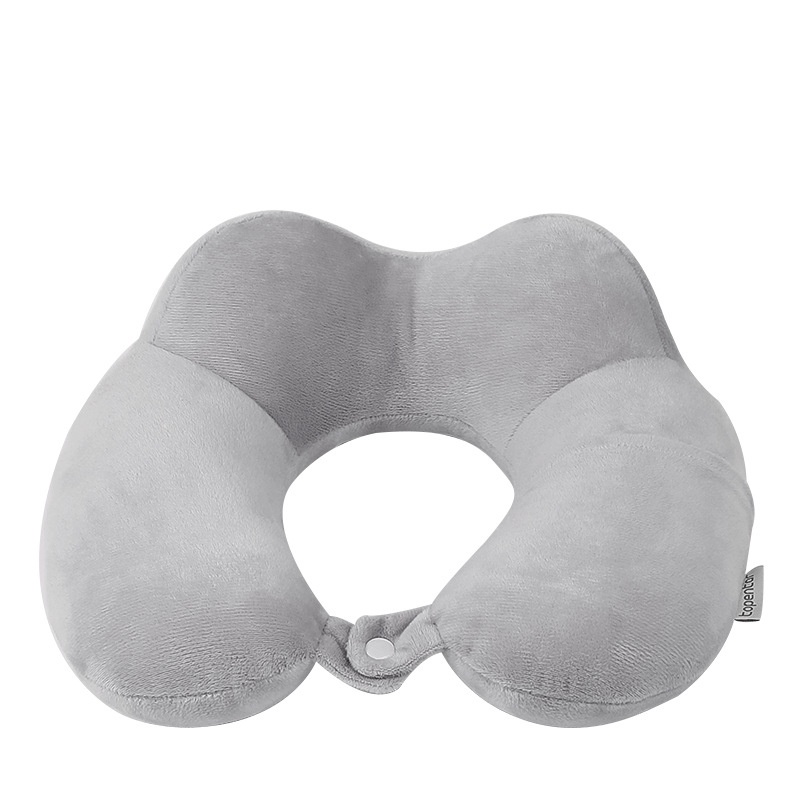 PPCotton U-shaped Pillow Travel Pillow Crystal Velvet Comfortable Neck Pillow Office Nap