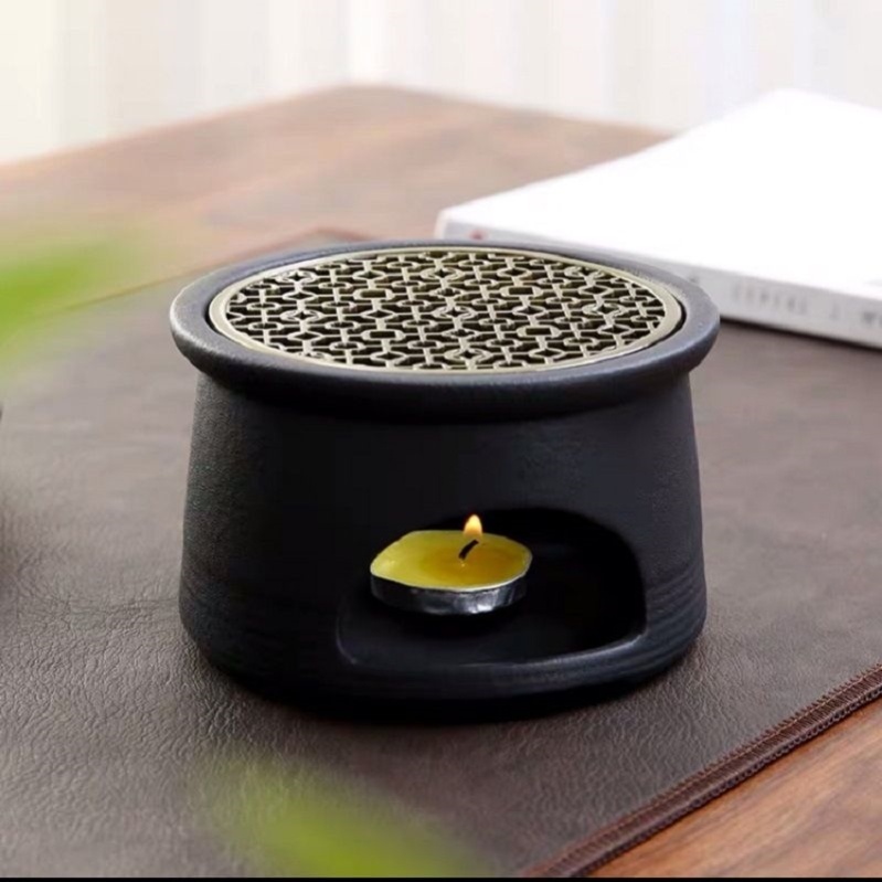 Sage Incense Burner Crystal Purification Degaussing Burning Container Dish Holy Wooden Box Candle Ceramic Sandalwood Incense Powder Cedar