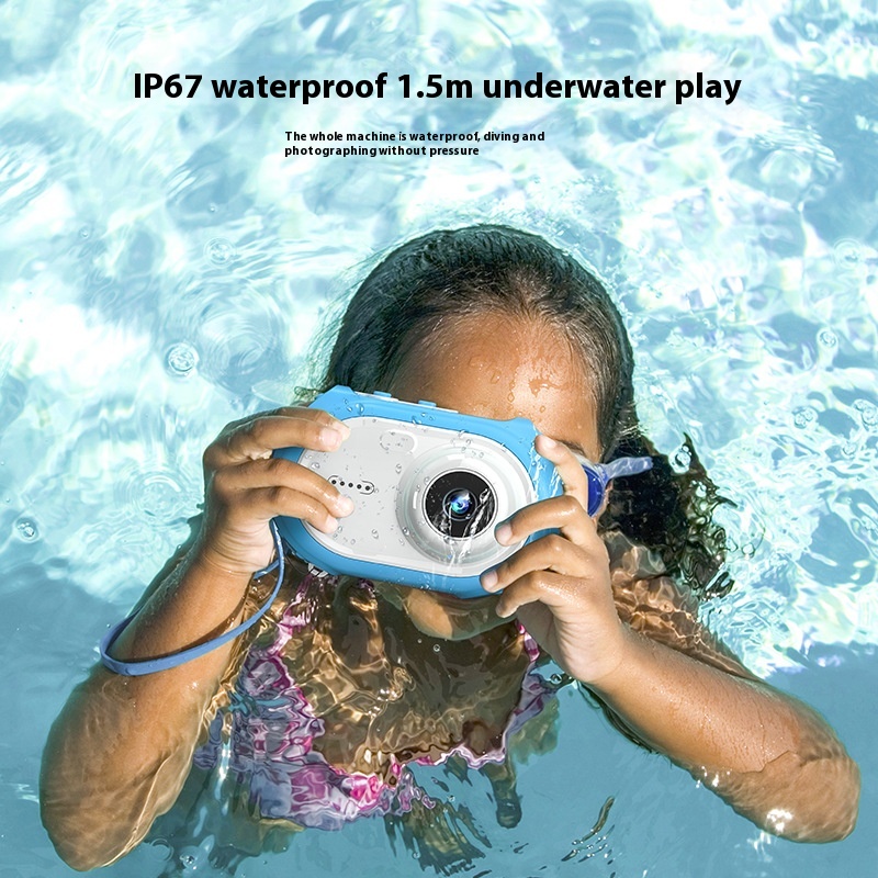 Children's Digital High-definition Waterproof Camera Boys And Girls Students Can Take Pictures And Record Videos Toys Educational Creative Birthday Gifts