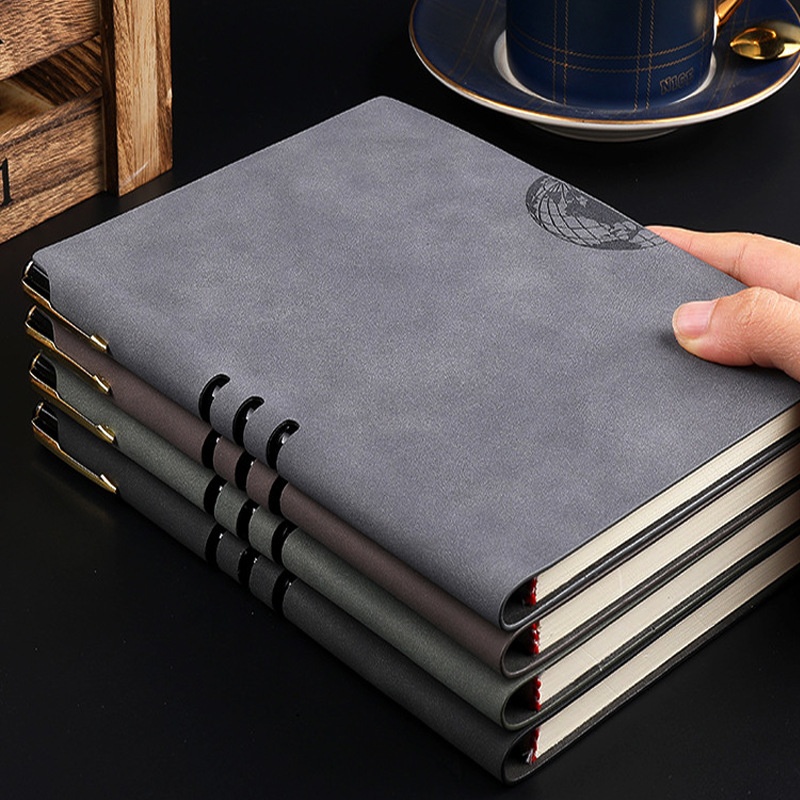 A5 Notebook Soft Leather Business Notebook Diary Sheepskin Notepad Office Book