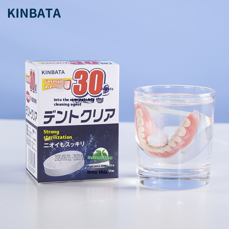 Cleaner Antibacterial Invisible Braces Cleaning Effervescent Tablets