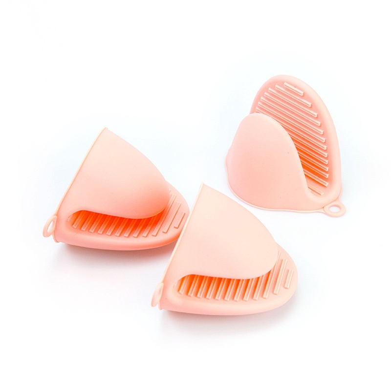 Thickened Silicone Heatulation Clips For Dishes And Plates Kitchen Baking Oven Microwave Oven High Temperature Resistant Gloves Heatulation Clips
