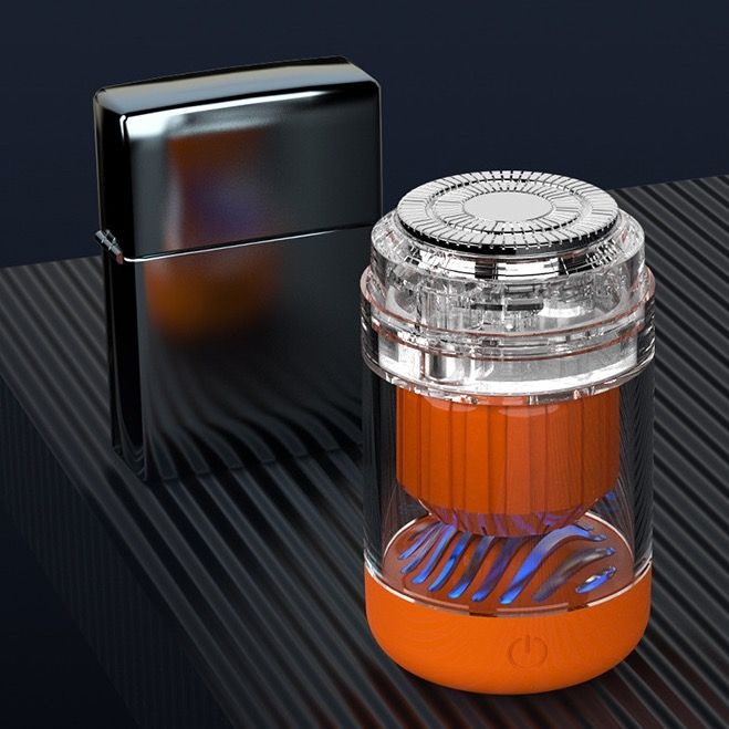 Transparent Electric Shaver Full Washable Men's Portable Razor