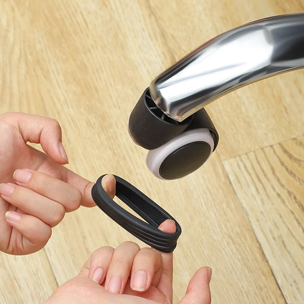 Leton Silicone Suitcase Wheel Cover Silent Trolley Case Protective Cover Sound-reducing Caster Noise-reducing Silicone Cover Tire Cover