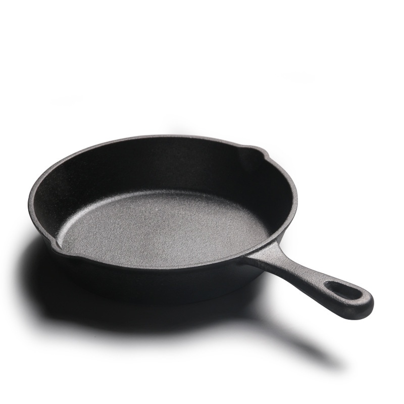 Thickened Cast Iron Pan Mini Small Omelette Pan Uncoated Cast Iron Physical Non-stick Cast Iron Pan