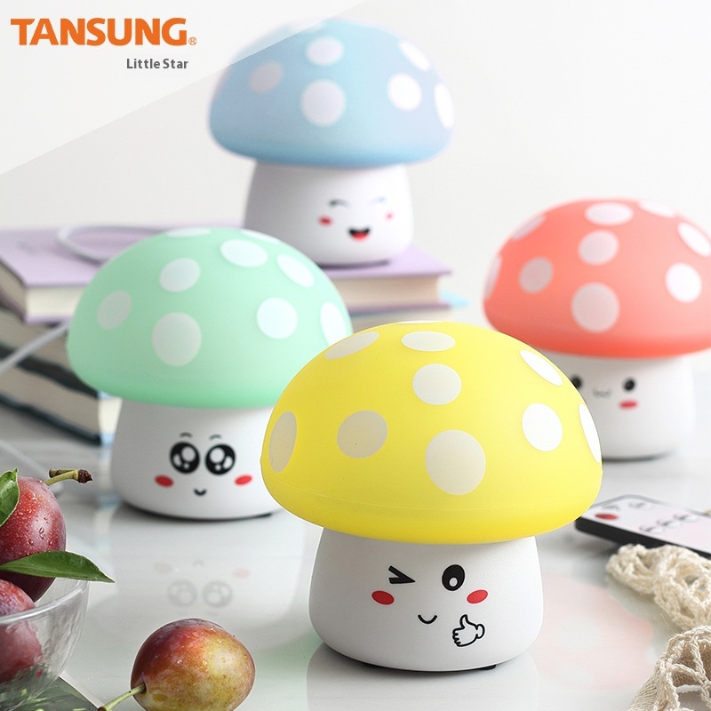 Creative Product Touch Pat Lamp Silicone Night Light Wireless Charging Mushroom Induction Night Light
