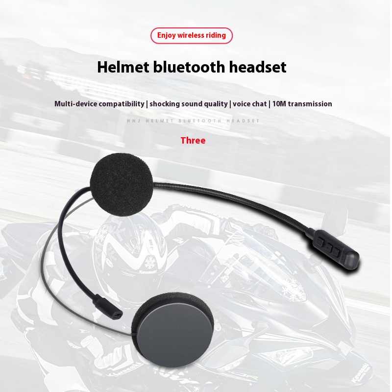 HNJMotorcycle Helmet Bluetooth Headset Built-in Full Helmet Takeaway Rider Men And Women Wireless Integrated Automatic Answering