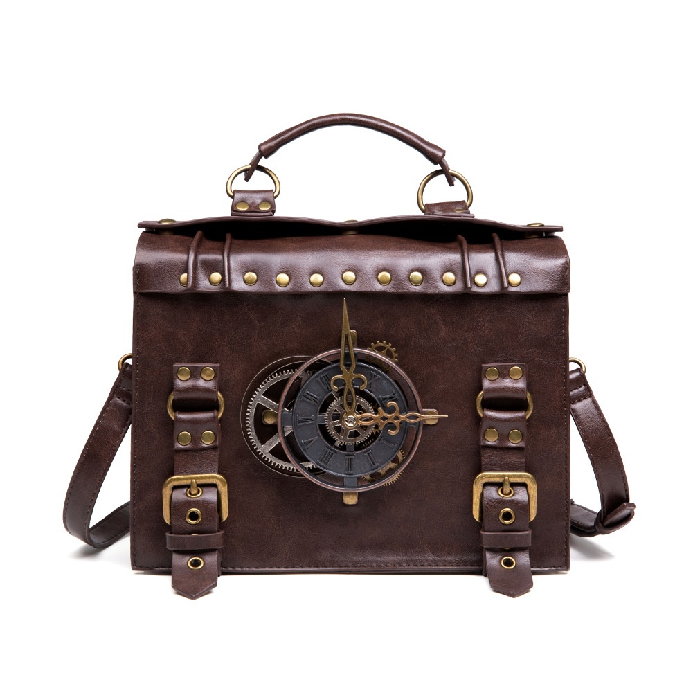 Guangzhou Foreign Trade Bag Women's Women's Bag European And American Punk Industrial Retro Style Women's Single Shoulder Crossbody Bag