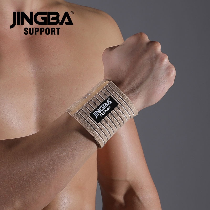 JINGBASports Wrist Guard Weightlifting Fitness Outdoor Training Compression Strap Basketball Dumbbell Protective Gears