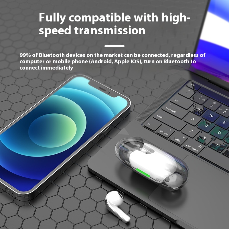 Wireless Bluetooth Headset Ear-mounted True Wireless Bluetooth Headset E- Sports Gaming Noise Canceling Headset Wireless Bluetooth - 4